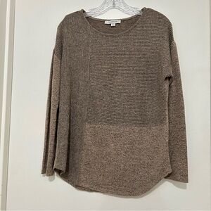 One Park Ave  Women's Cozy Relaxed Fit Long Sleeve Tunic Sweater High Low Hem S